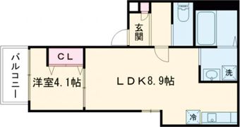 ALEGRIA古川橋Ⅱの間取り画像