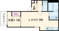 ALEGRIA古川橋Ⅱの間取り画像
