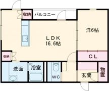 chouette blanc（シュエットブロン）の間取り画像