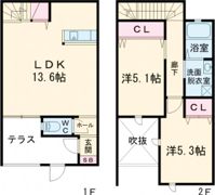 プレミアムアイランド長神田Vの間取り画像