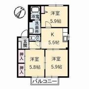シャーメゾンリラフォートの間取り画像