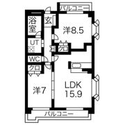ロイヤルスクエアの間取り画像