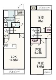 ガーデンハウス雅Aの間取り画像