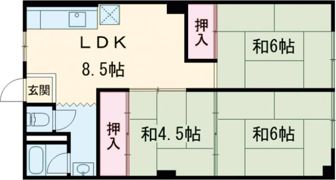 コーポカミカワの間取り画像