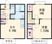 デュープレックス刈谷市駅南の間取り画像