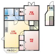 エバーグリーンシマダの間取り画像