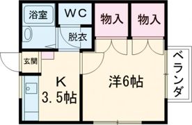 クレールタカハシの間取り画像