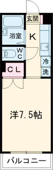 カーサシエスタの間取り画像
