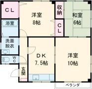 アリヴィラ野岡の間取り画像