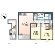 泉大津市綾井新築アパート(仮称)の間取り画像