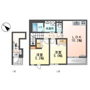 泉大津市綾井新築アパート(仮称)の間取り画像