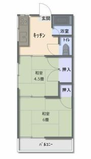 コーポ鉄輪の間取り画像