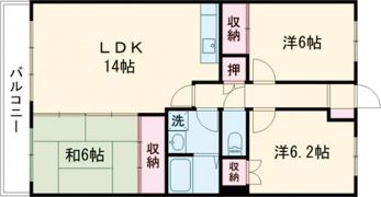 ブルック出水の間取り画像