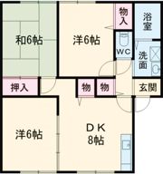 プランドールMITANI C棟の間取り画像