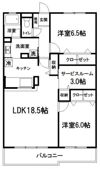 パティオタワー大宮の間取り画像