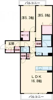ヴェルメゾン須屋の間取り画像