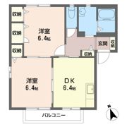 メゾン ウエストアベニュー Aの間取り画像