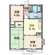 エスペランサ南台 Bの間取り画像