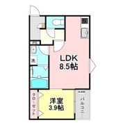 LECOCON江南Ⅱの間取り画像