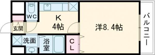 ベルコリーヌ紺屋の間取り画像