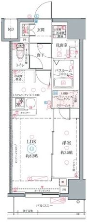 クレヴィスタ名古屋上前津の間取り画像