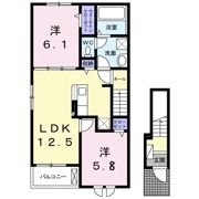 ミイキ Ⅱの間取り画像