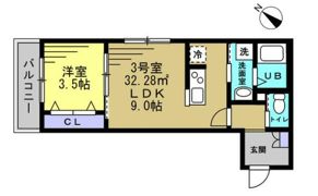 マロン クレールの間取り画像