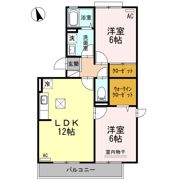 ハイカムール川口の間取り画像