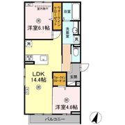 フェリーチェ西原の間取り画像
