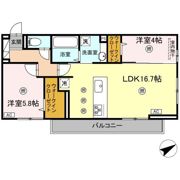 アピアランス中井の間取り画像