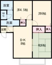 グランドゥール殿元の間取り画像