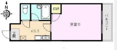 グラナティス西原の間取り画像