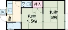 クリーンハイツの間取り画像