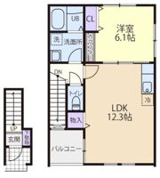Ersa Garden Aの間取り画像