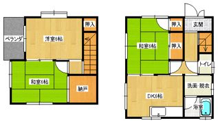 ブライト浜前の間取り画像
