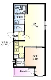 フジパレス沢良宜東Ⅱ番館の間取り画像