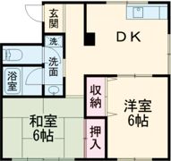 ハイツ栄の間取り画像