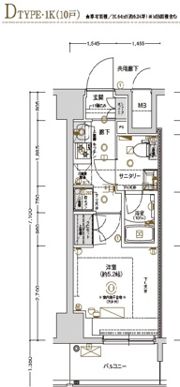 CREST TAPP川崎Ⅱの間取り画像