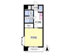 リバティ山越の間取り画像