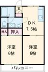 明石ハイツBの間取り画像