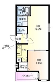 フジパレス沢良宜東Ⅲ番館の間取り画像