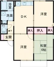 ORコーポの間取り画像