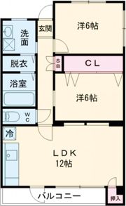 リボンコートの間取り画像