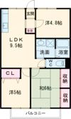 鎌田町旭ハイムの間取り画像