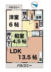 大沢マンションの間取り画像