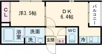 アークヴィラ東野の間取り画像