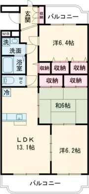 花水木の間取り画像