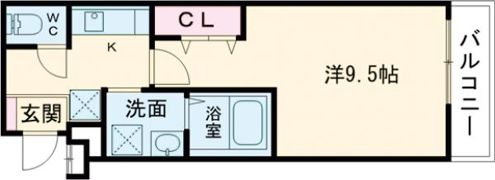 フジパレス堺鳳駅北Ⅱ番館の間取り画像
