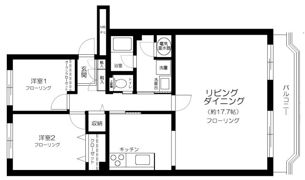 ライオンズマンション行徳の間取り画像