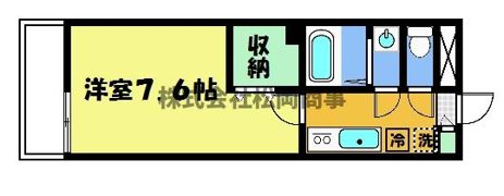 フラッティ西大路花屋町の間取り画像